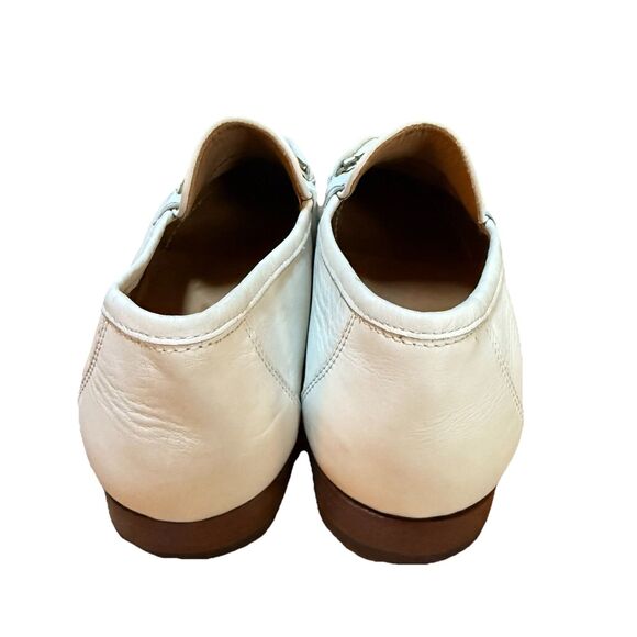 Bruno Magli Horse Bit Loafers Men’s Sz 12N Narrow Ivory Leather Dress Shoes main image 4